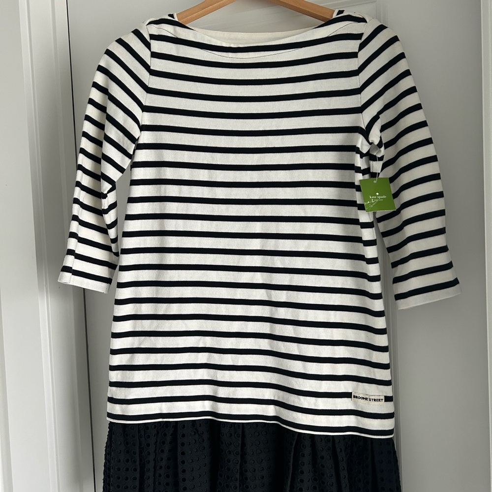 Kate Spade x Broome Street Striped Dress Sz XS
